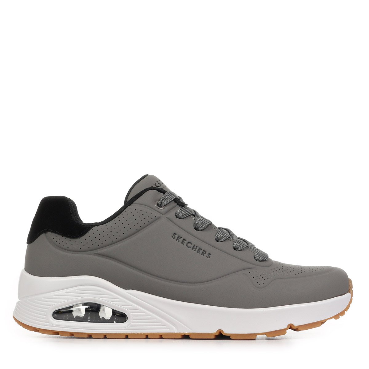 Baskets UNO SUITED ON AIR charcoal black, SKECHERS