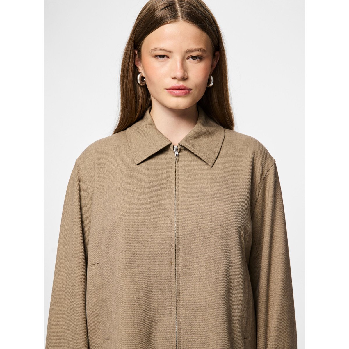 Blazer greige, PIECES