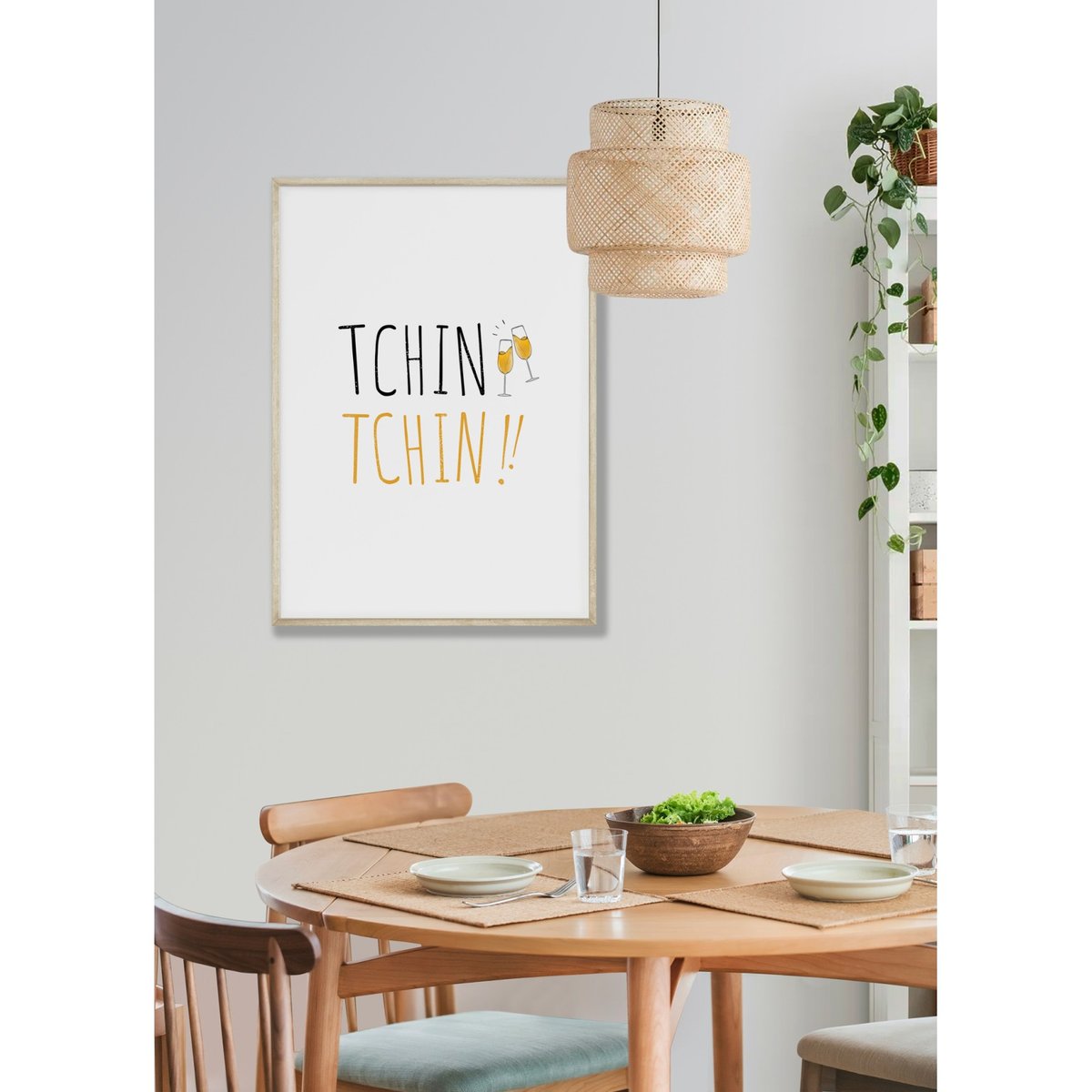 Affiche Tchin Tchin blanc, L'AFFICHERIE