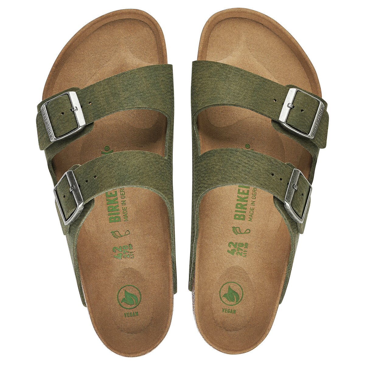 Mules double brides Arizona kaki, BIRKENSTOCK