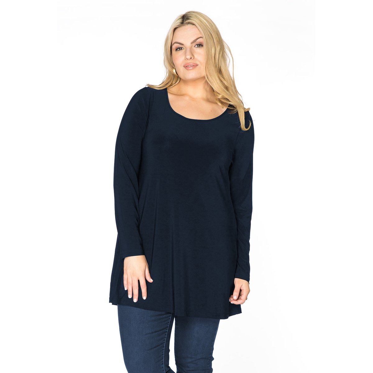 T-shirt manches longues marine, YOEK