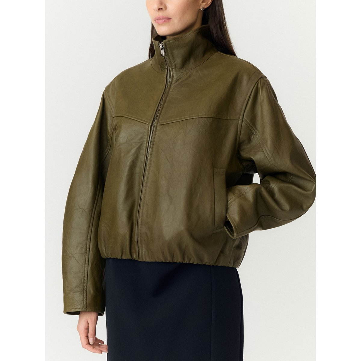 Veste Bomber marron - dark olive1, YAS
