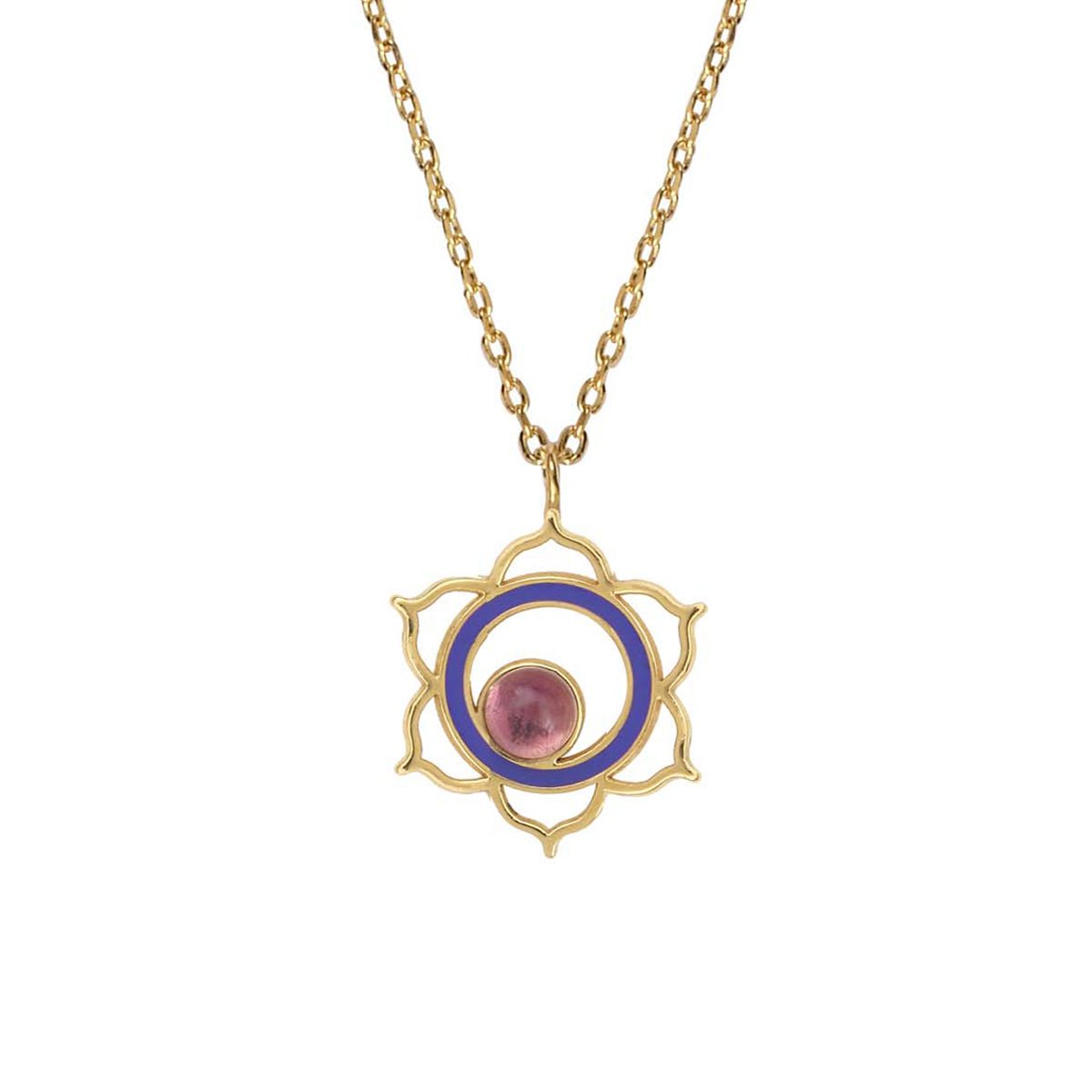Collier chakras "i feel" amethyste violet, CAROLINE NAJMAN