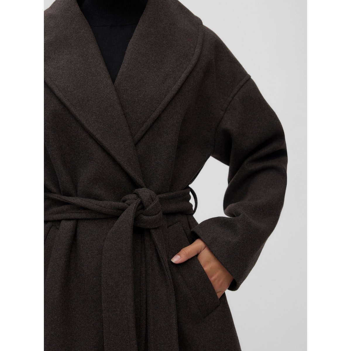 Manteau marron - delicioso, VERO MODA