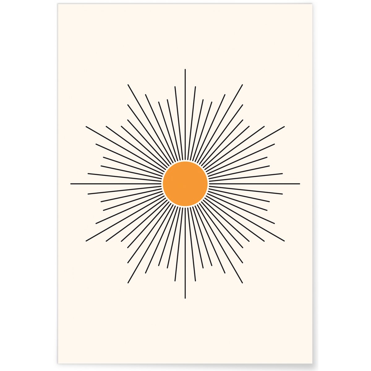 Affiche Summer 5 blanc, L'AFFICHERIE