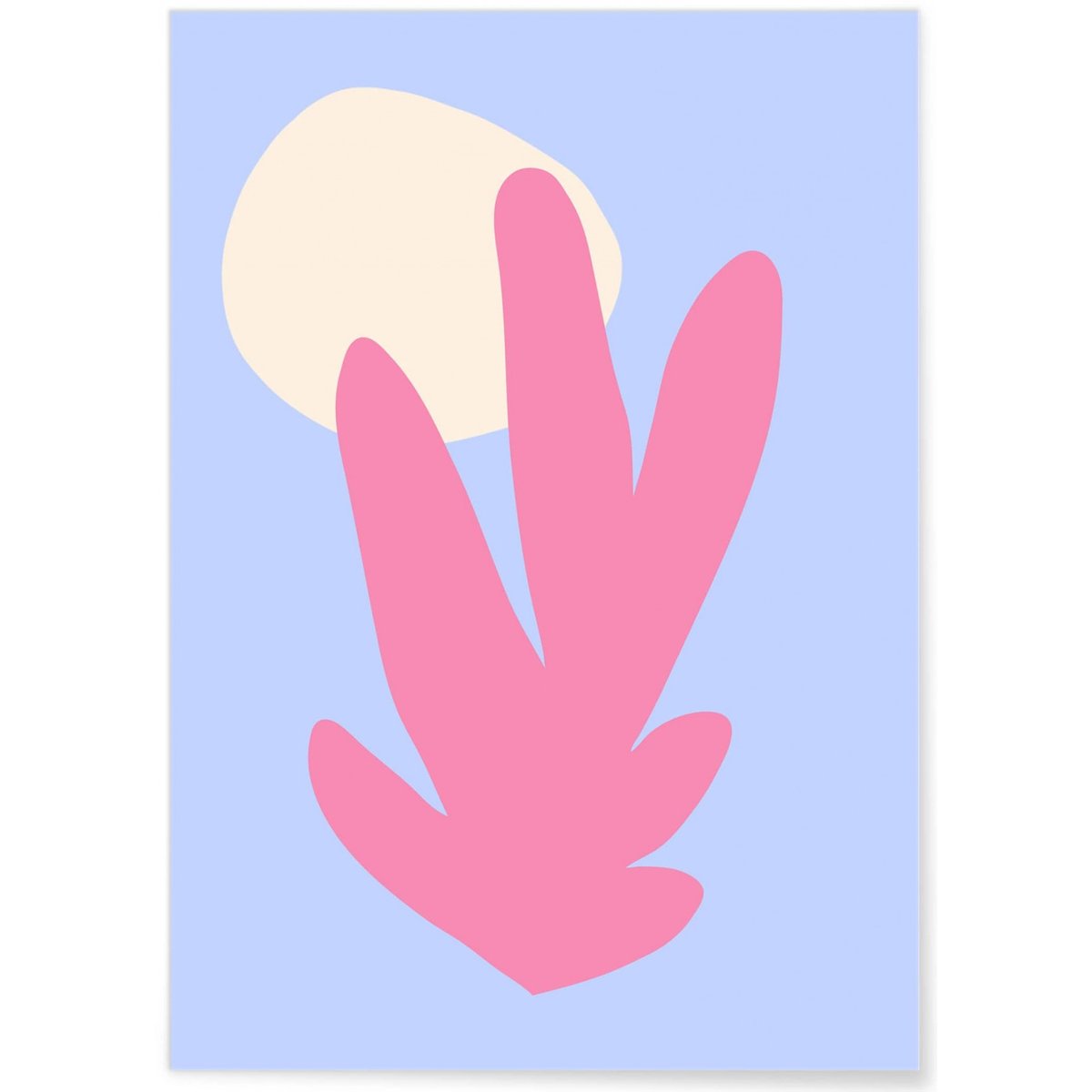 Affiche Les formes blanc, L'AFFICHERIE