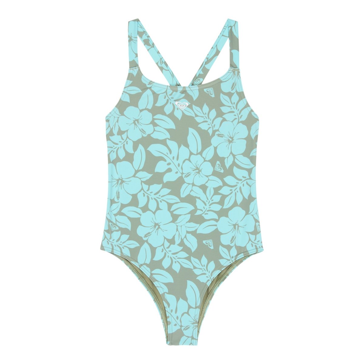 Maillot de bain une pièce. vert oil green the mo mini rg, ROXY