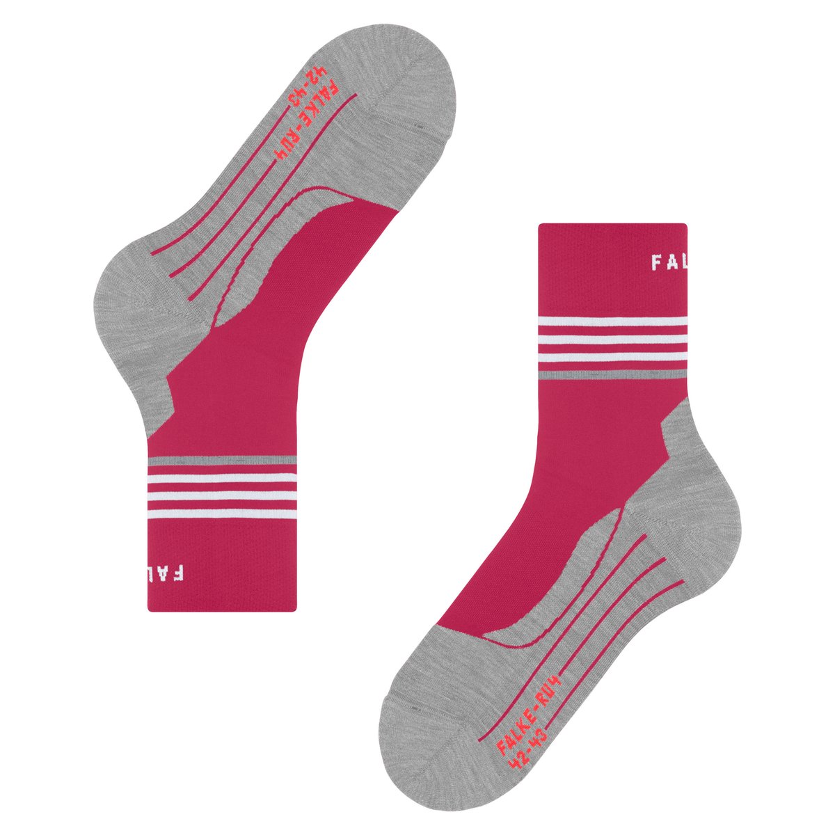 Chaussettes RU4 Endurance Reflect rose ancienne, FALKE
