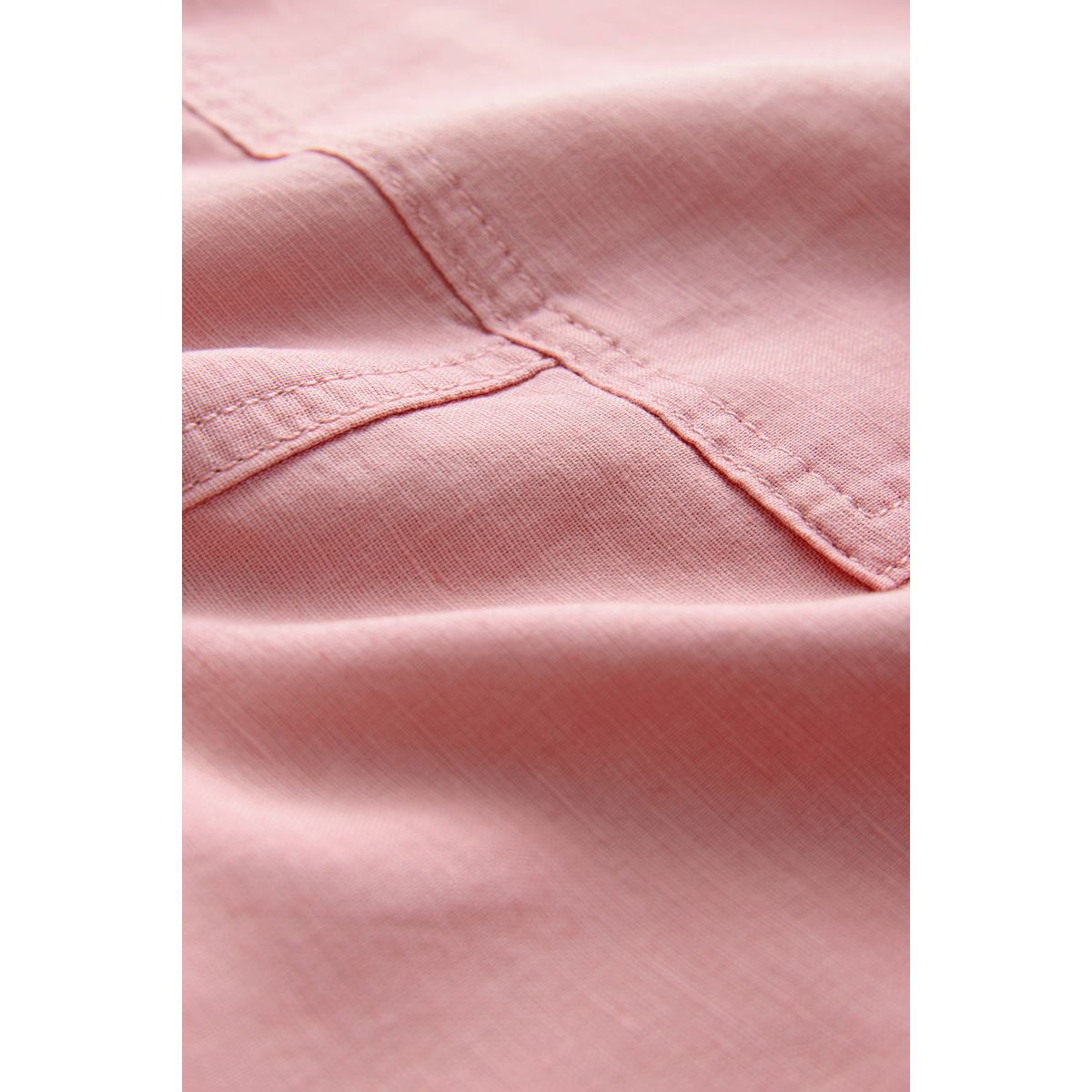 Pantalon en lin mélangé ample à enfiler rose, NEXT