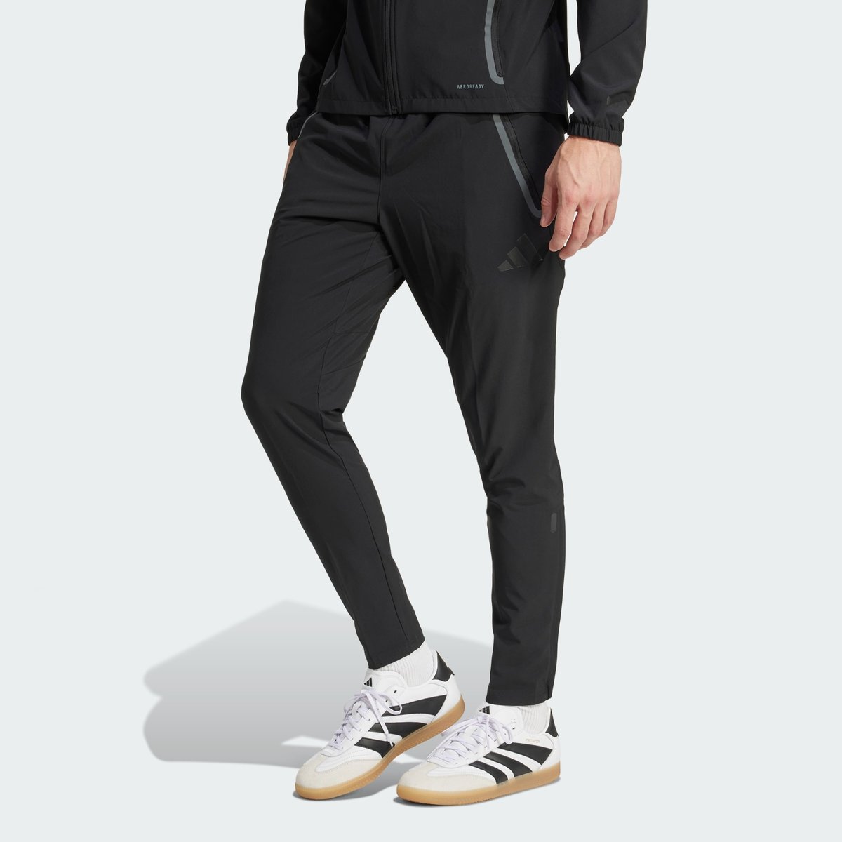 Pantalon de voyage Real Madrid Tiro 25 Competition Vis Tech black, adidas Performance
