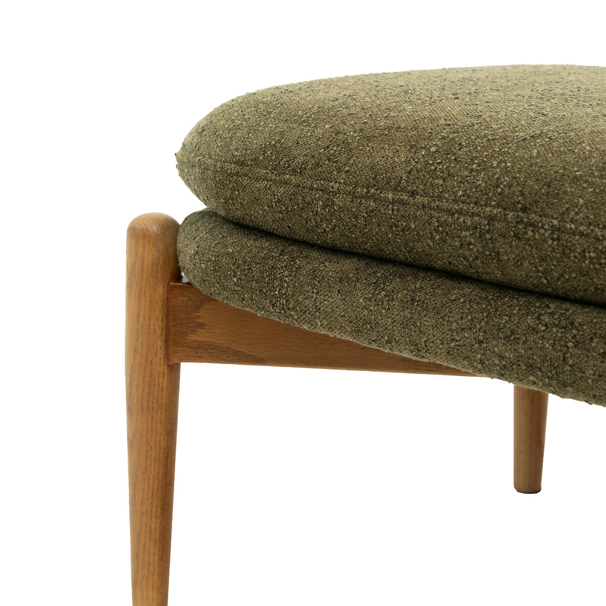 Fairfield Mid-Century Boucle Footstool green, ÉDITÉ