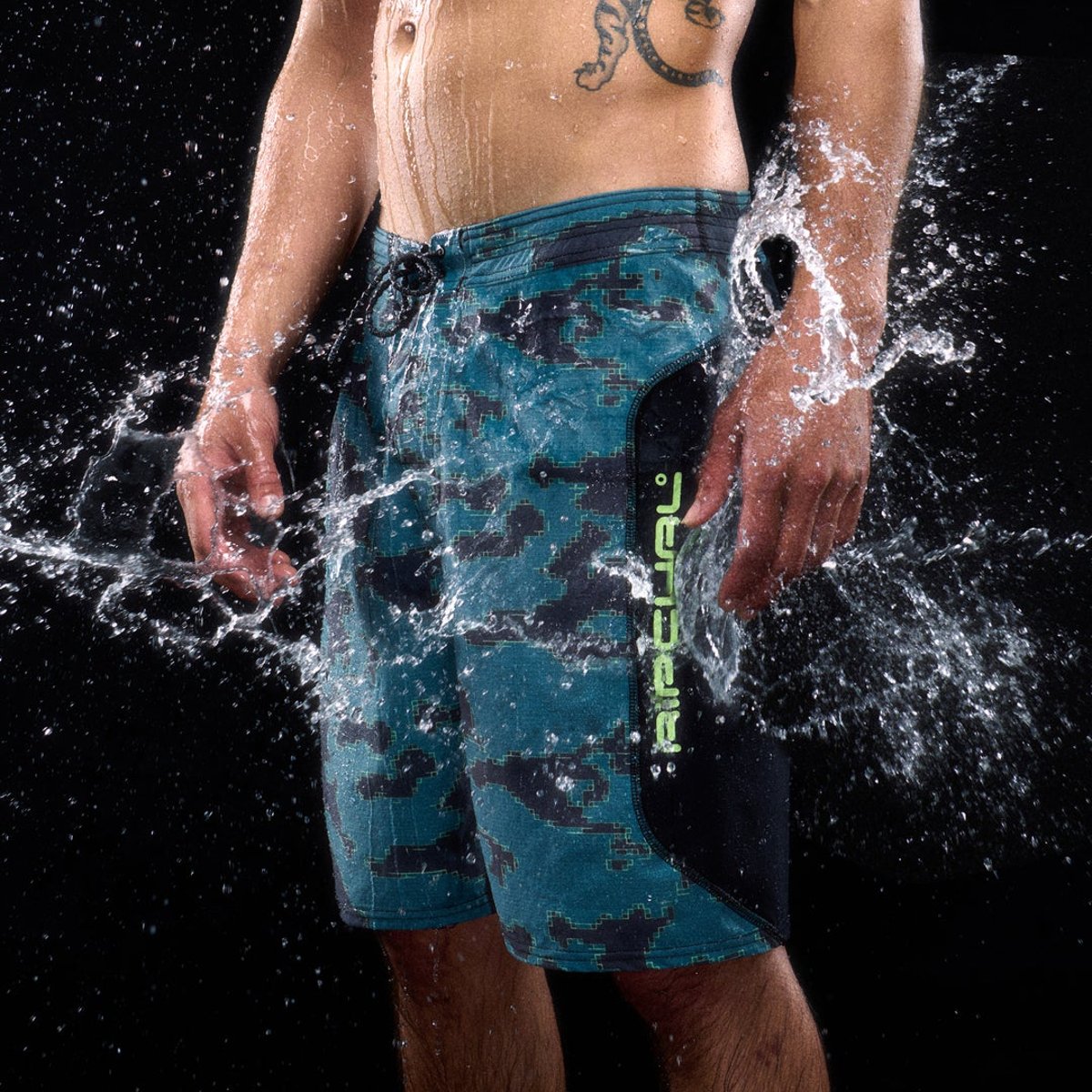 Boardshort SEARCH Series Trip Cordura 20" citron vert, RIP CURL