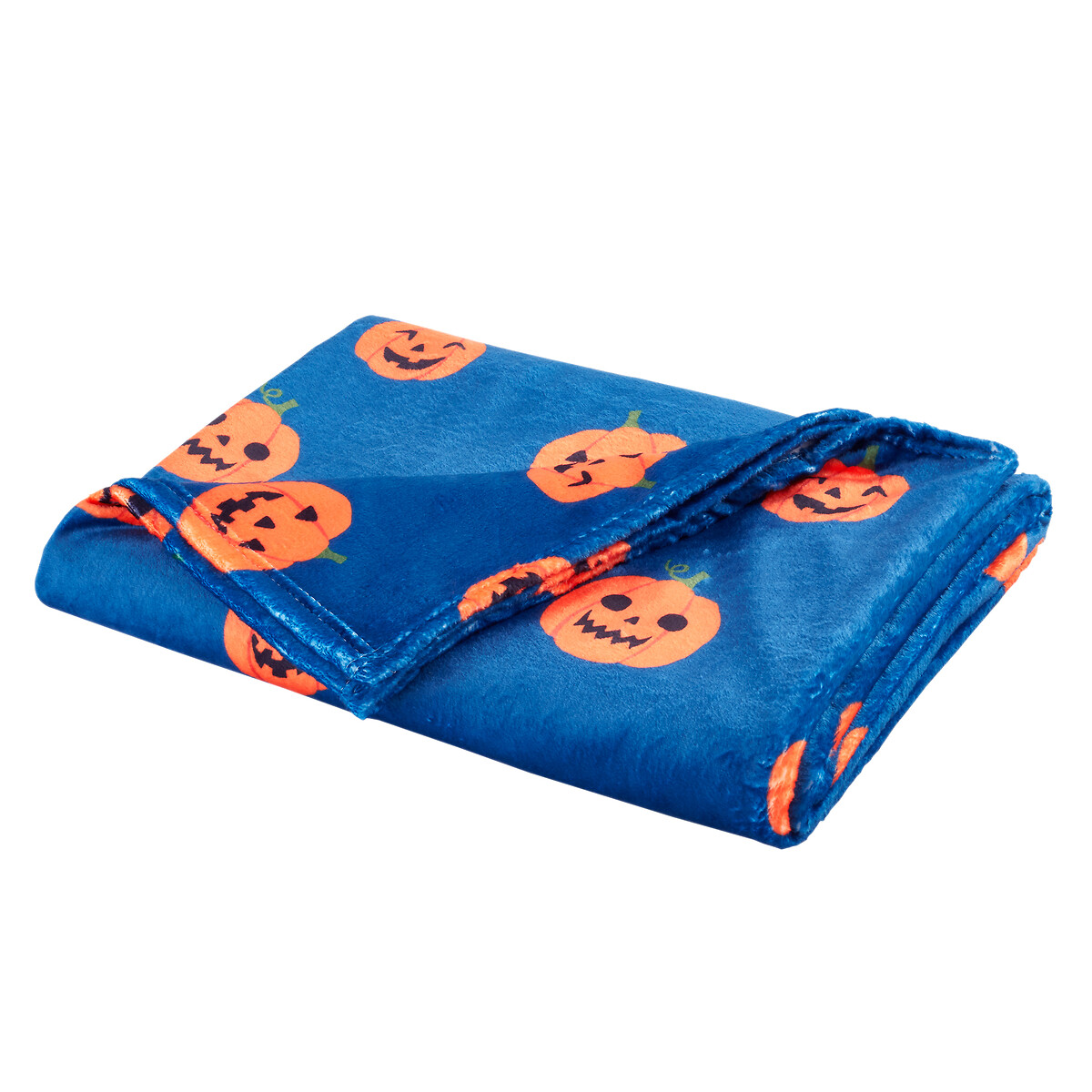 Halloween Pumpkins Throw navy, CATHERINE LANSFIELD