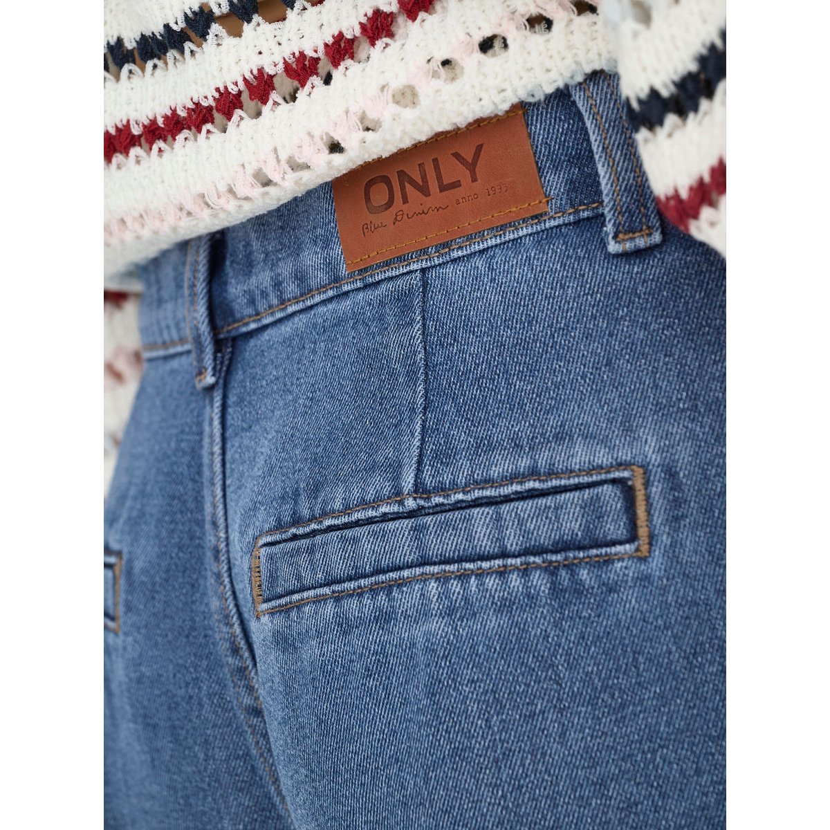 Jean À Jambe Large medium blue denim, ONLY