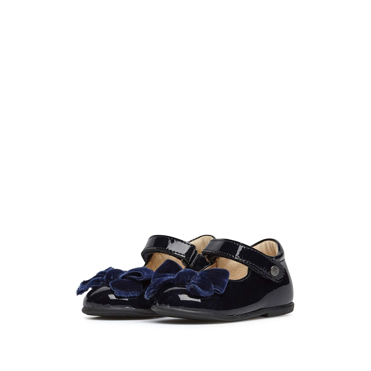 Ballerines en vernis ARABESQUE marine, NATURINO