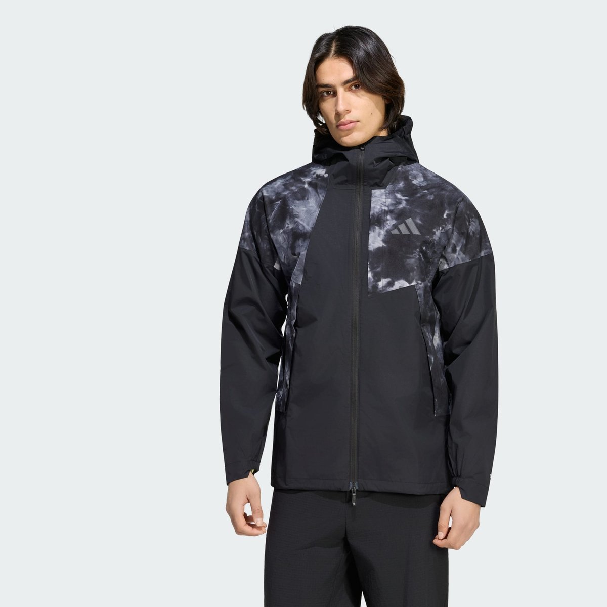 Veste Hybride Terrex Xperior 2,5 Couches Primeknit Teintée Par Pulvérisation Climaproof black, adidas Performance