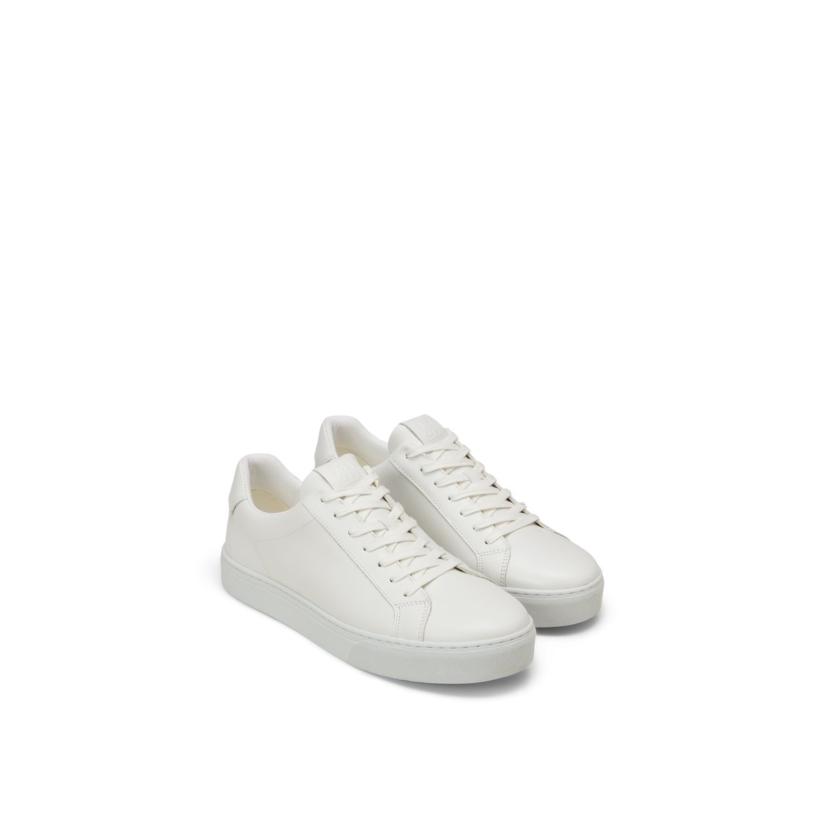 Sneaker Modèle Agar en cuir de bœuf nappa noble blanc, MARC O'POLO