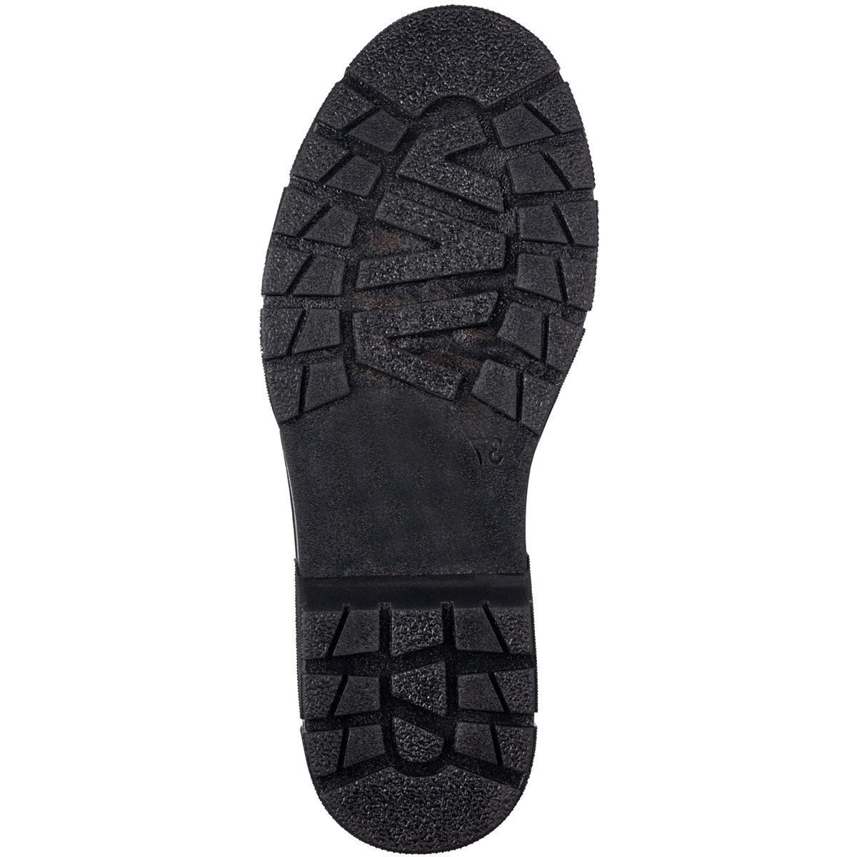 Bottine talon bloc noir laque, MARCO TOZZI