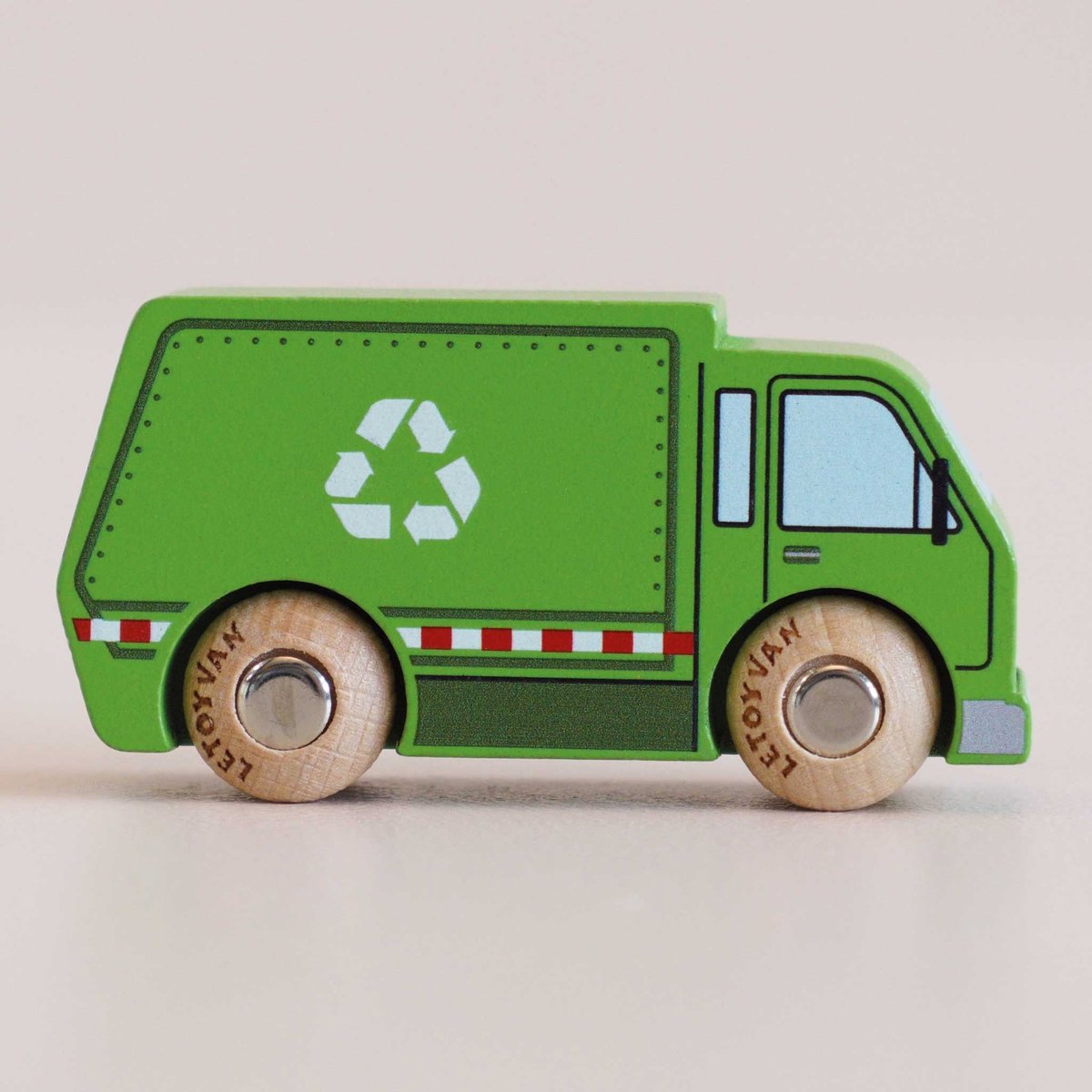 Camion de recyclage Rudy No 36 vert, LE TOY VAN
