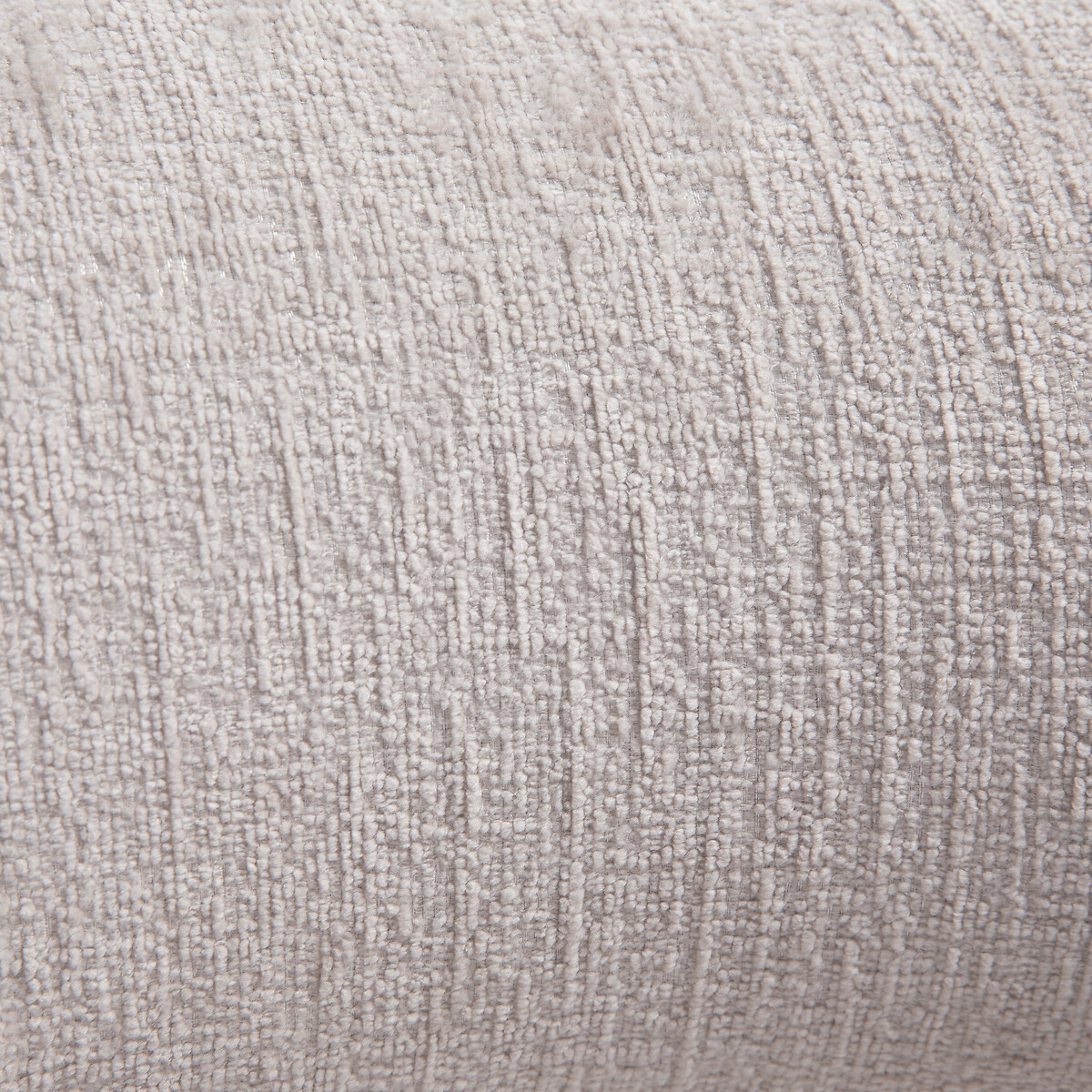 Sillón giratorio de terciopelo texturizado con base de chapa de nogal, JESPER crema, AM.PM