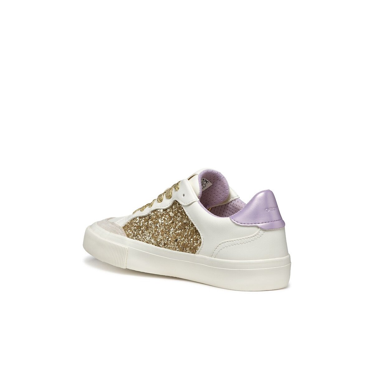 Emmeleny Canvas Breathable Trainers white/gold-coloured, GEOX