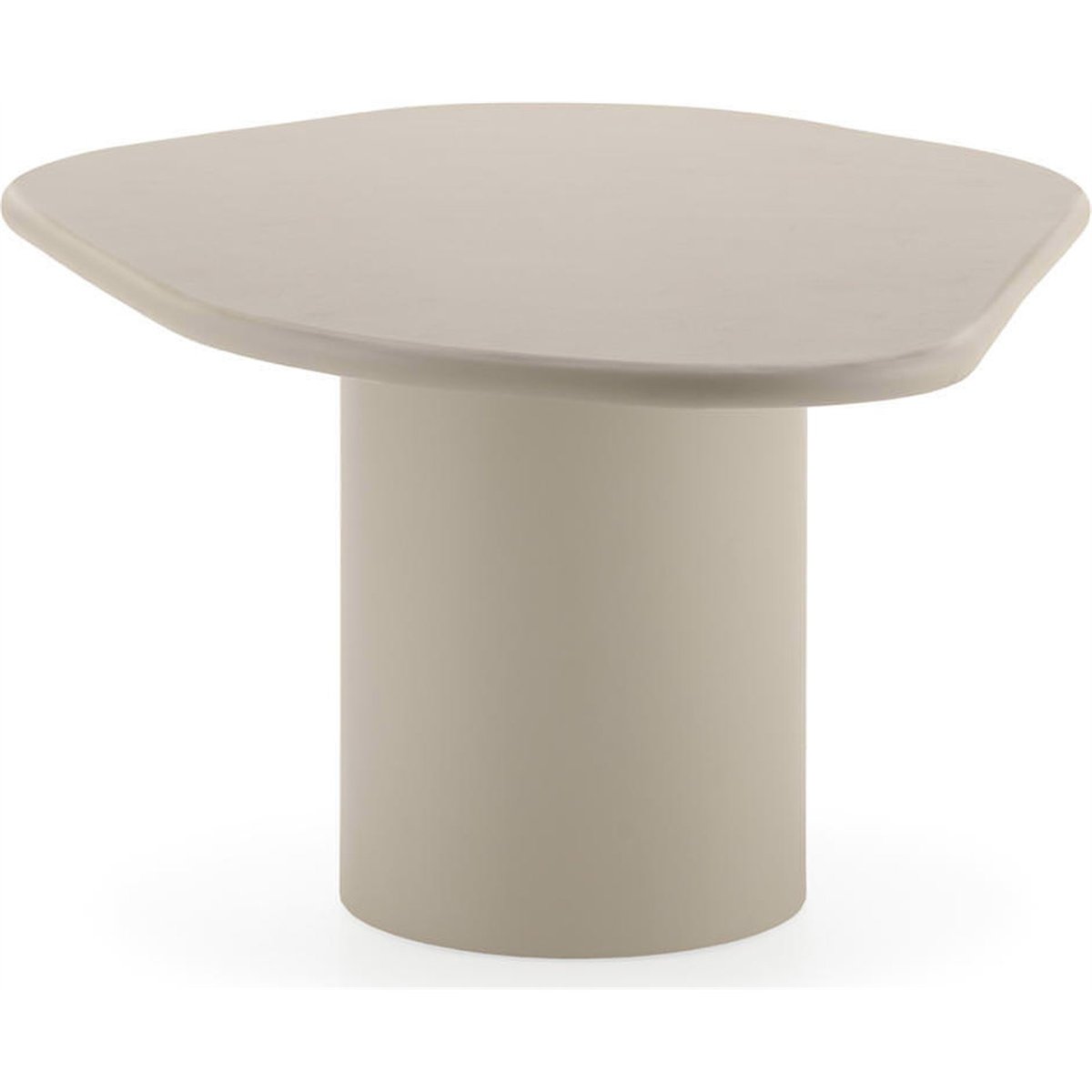 Table de salle à manger sculpturale taupe, RECOLLECTION