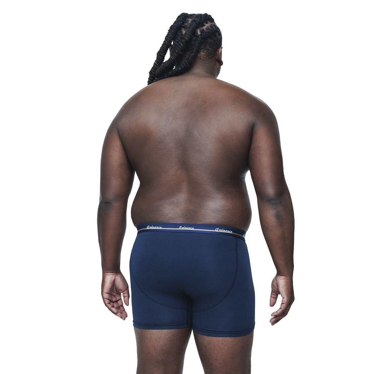 Lot de 3 boxers homme grandes tailles Select Eminence bleu marine, EMINENCE