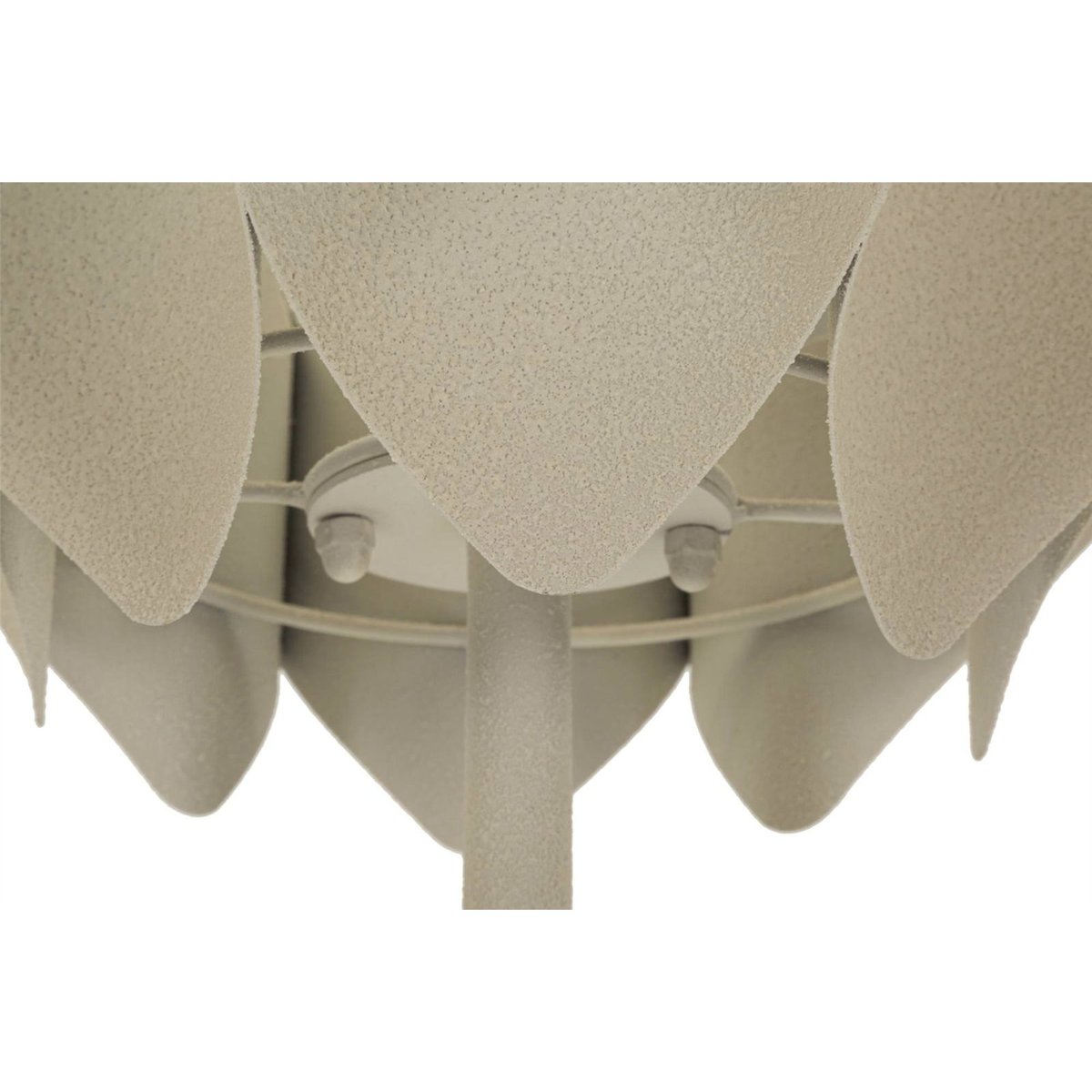 Lampadaire sculptural en fer ajouré MODERN crème, RECOLLECTION