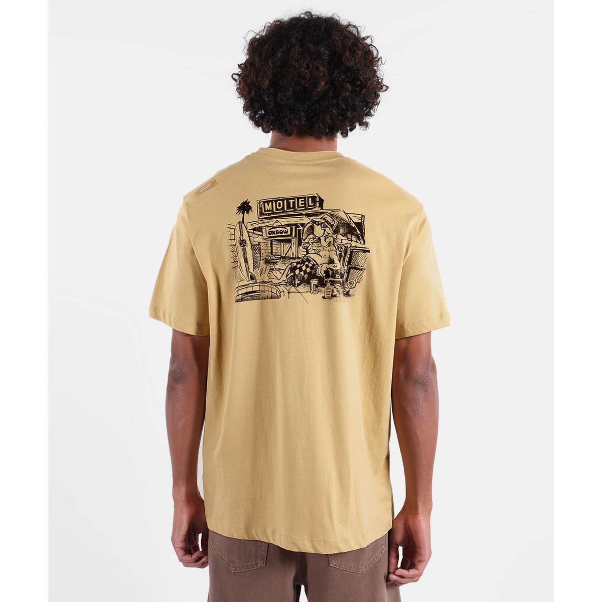 Tee-shirt manches courtes FLAMINGO tan, OXBOW