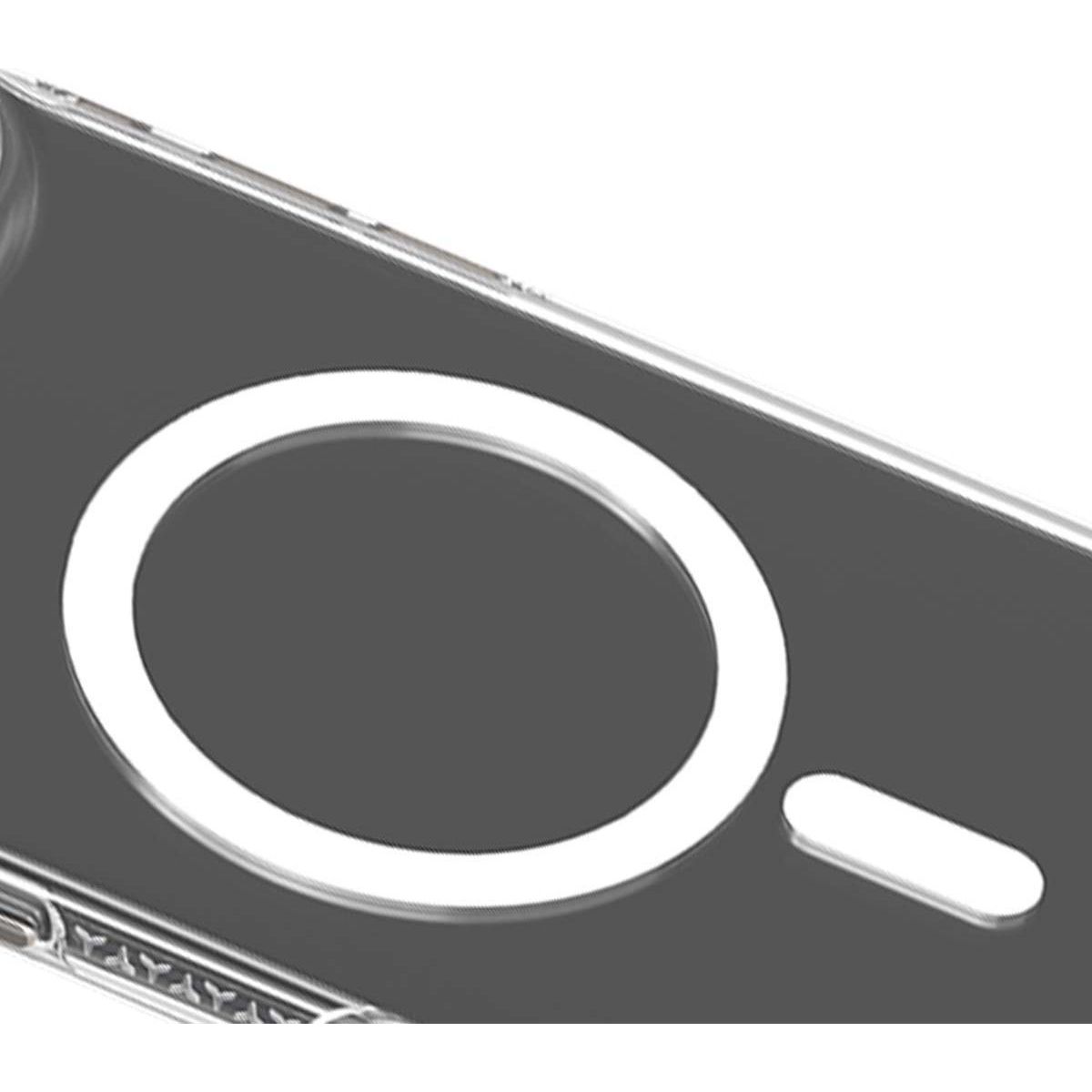 Coque iPhone Air MagSafe Xtem transparente couleur unique, FORCE CASE