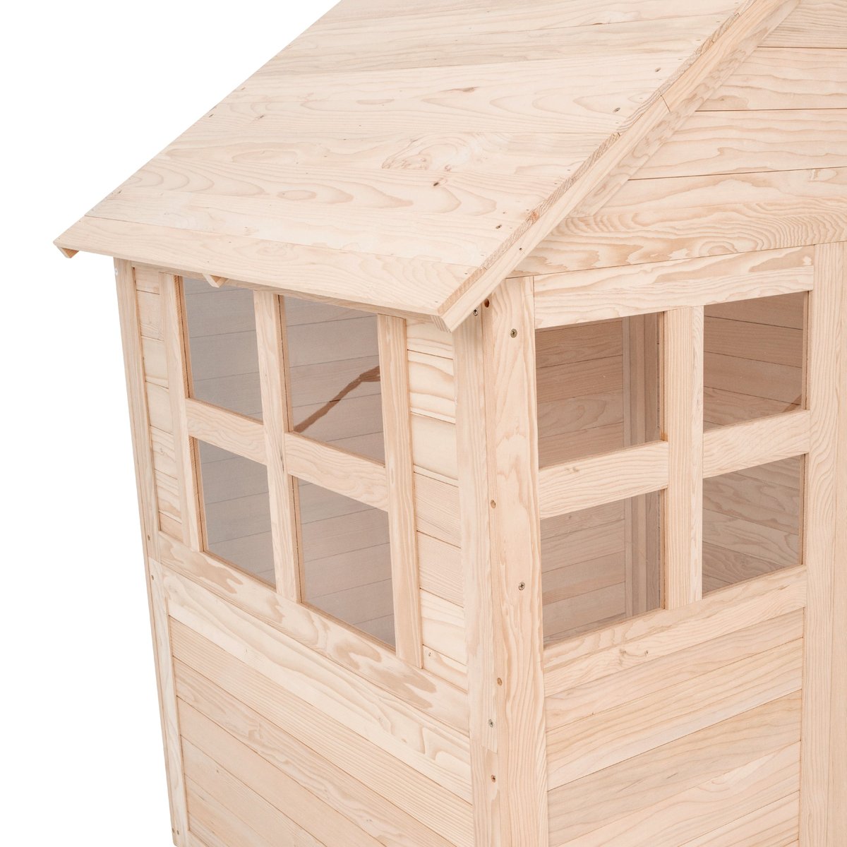 Maisonnette cabane enfant BOUTON D'OR COTTAGE marron, TP TOYS