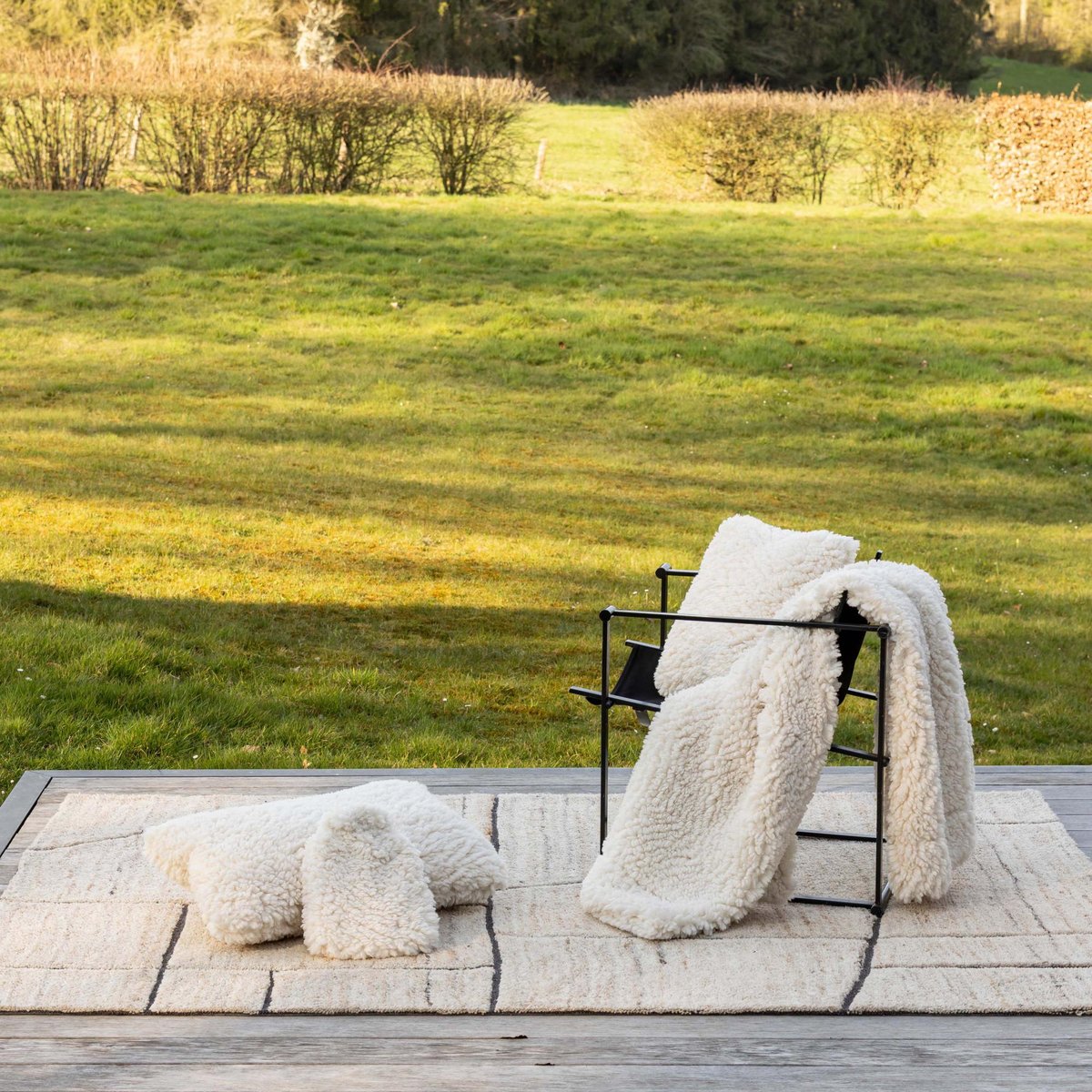 Coussin Noam neige, VIVARAISE