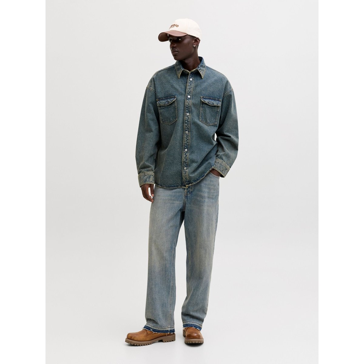 Jean Baggy Fit blue denim, JACK & JONES