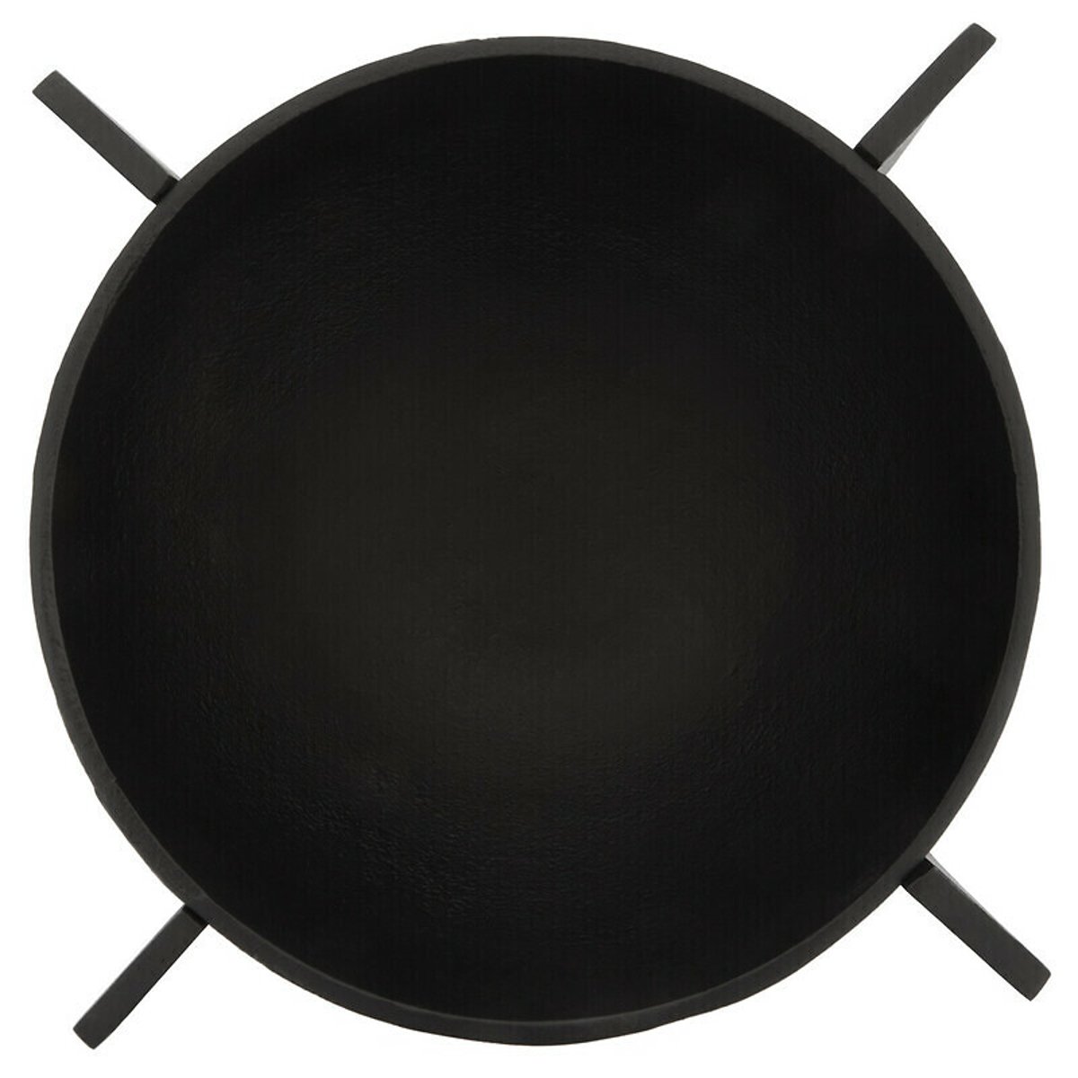 Matte Black Finish Decorative Bowl black, FIFTY FIVE SOUTH