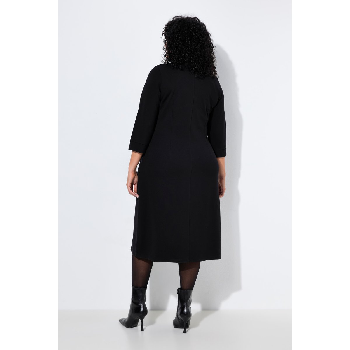 Robe point de Rome noir, ULLA POPKEN