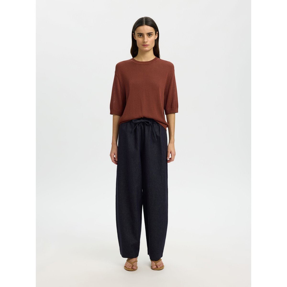 Top En Maille cherry mahogany, SELECTED