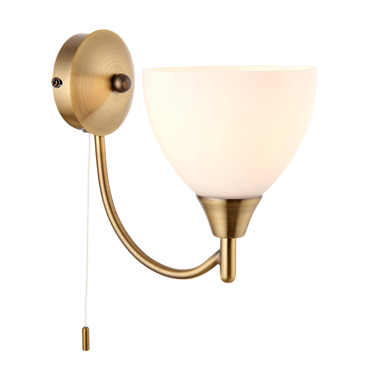 Alden 1-Light Wall Light aged brass, ÉDITÉ