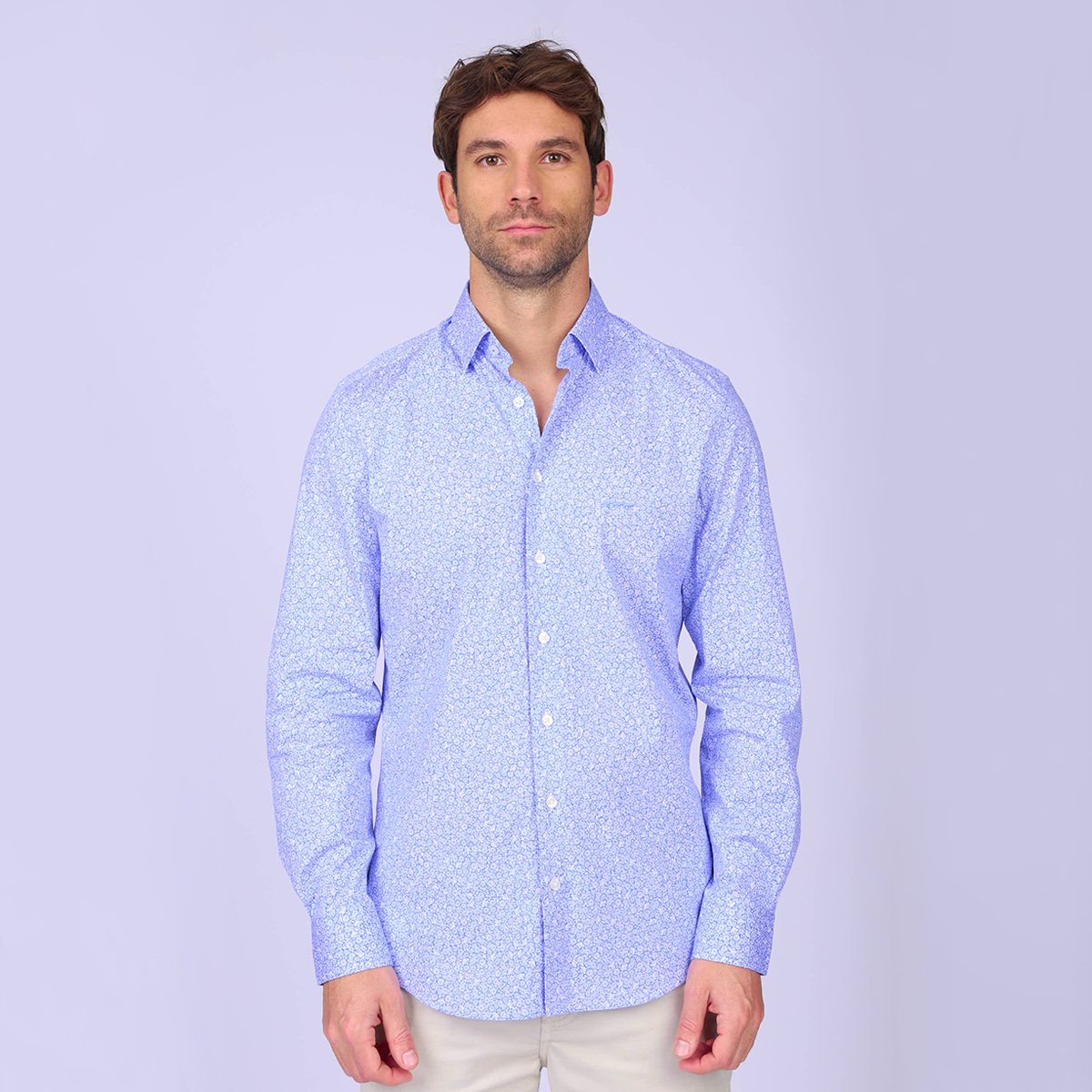 Chemise Garren bleu, MISE AU GREEN