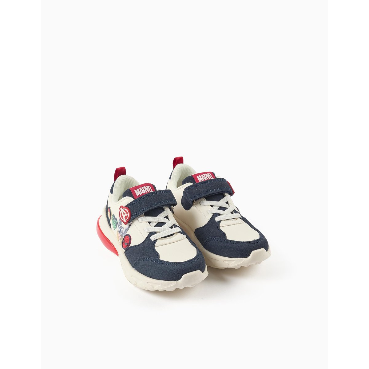 Baskets lumineuses avec imprimé Avengers bleu foncé, ZIPPY