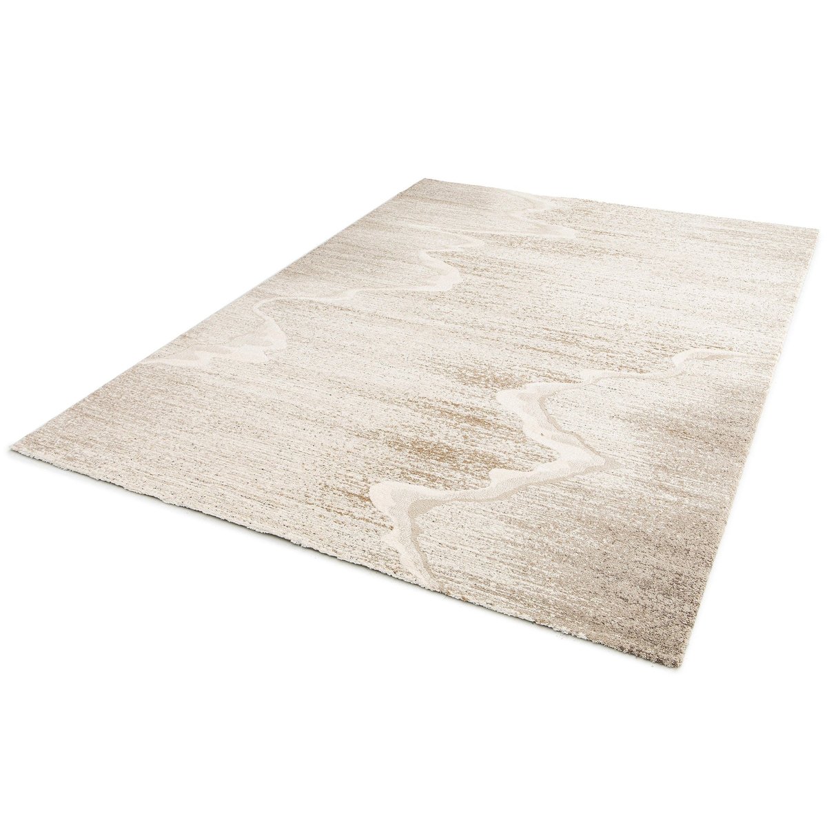 Tapis doux et design SCIA beige sable, AFK LIVING