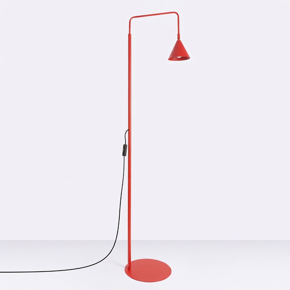 Lampadaire Rouge E14 1 Nox rouge, EDEN