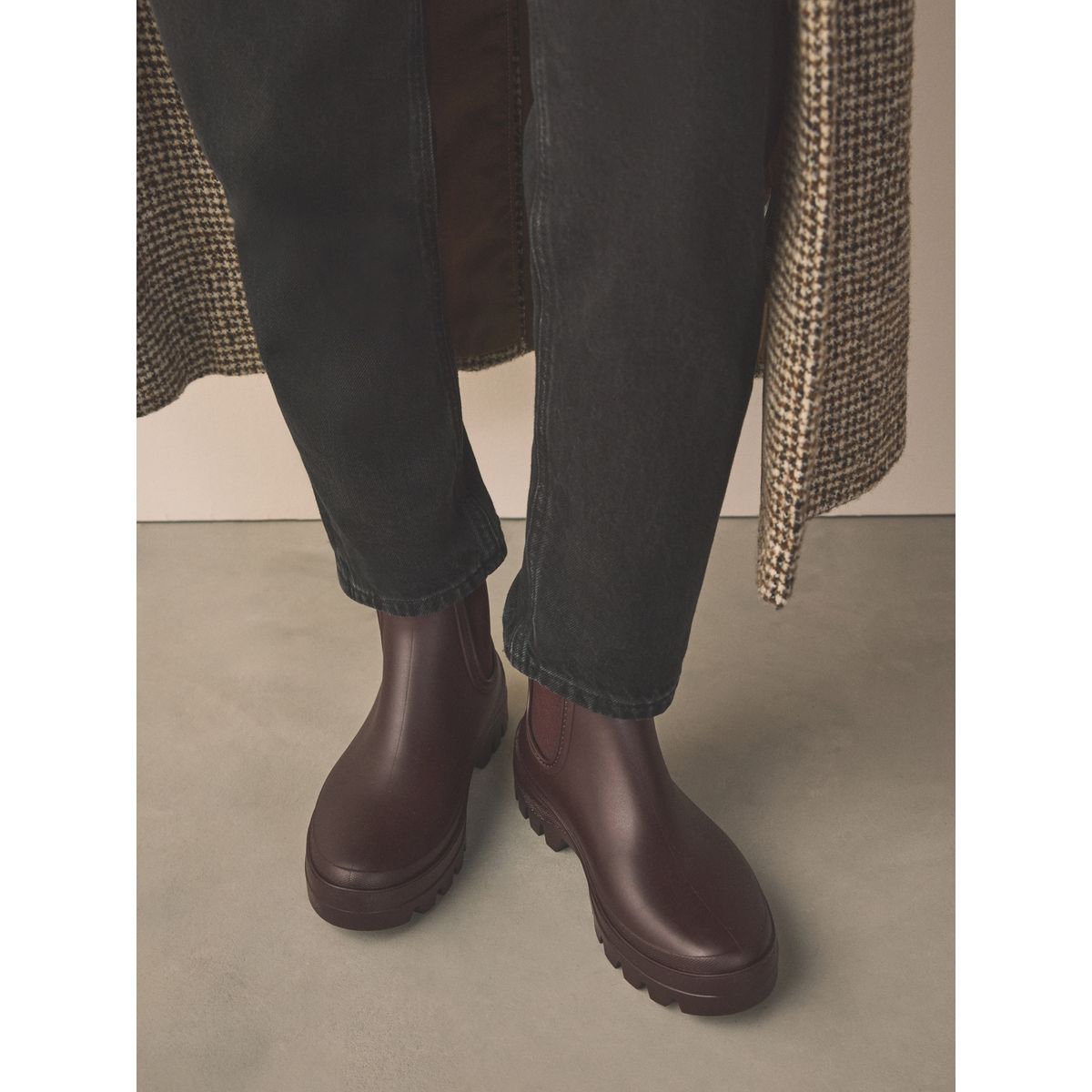 Bottes caoutchouc chelsea forever comfort® marron chocolat, NEXT