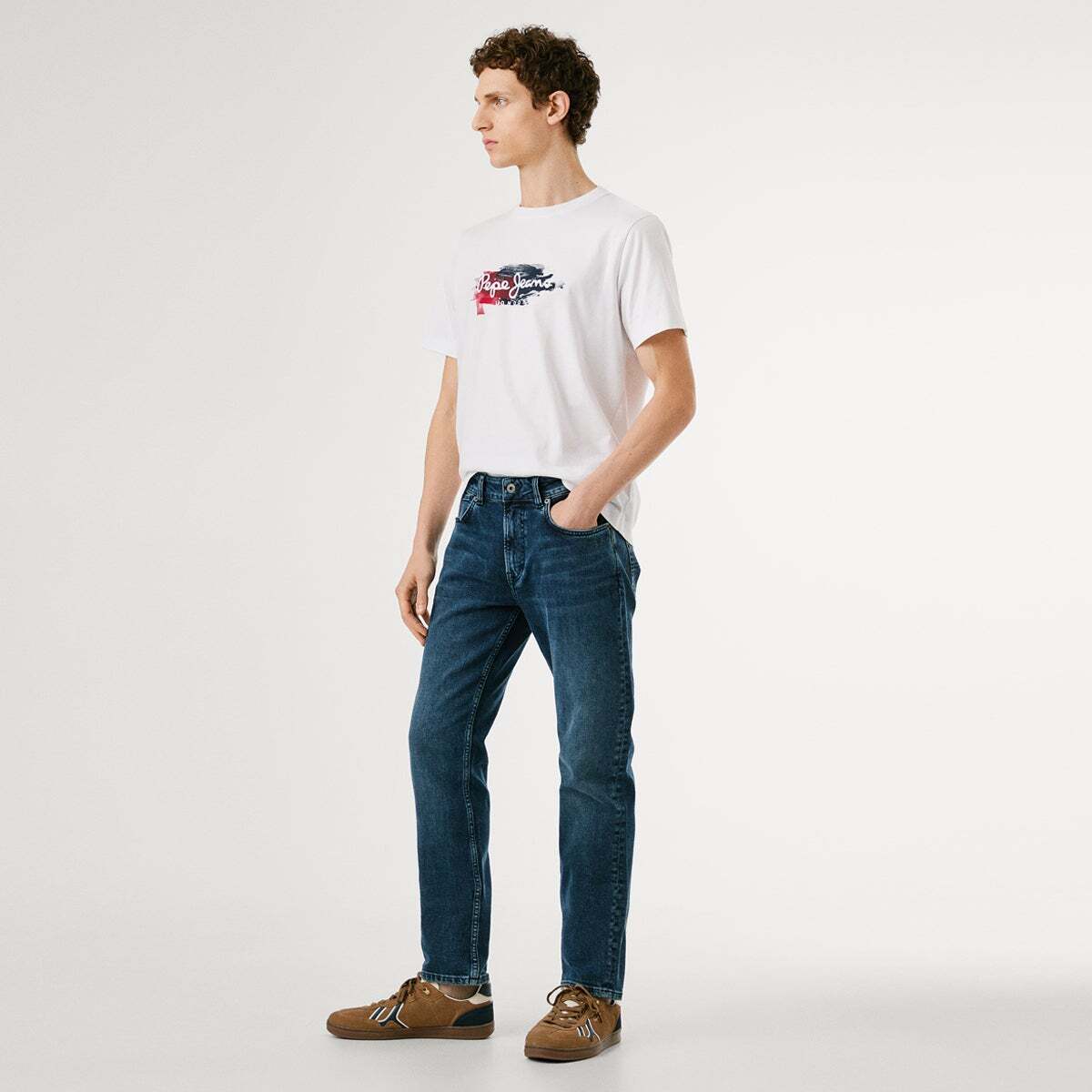 Stanley - Jean Coupe Tapered, Taille Normale vintage midnight, PEPE JEANS