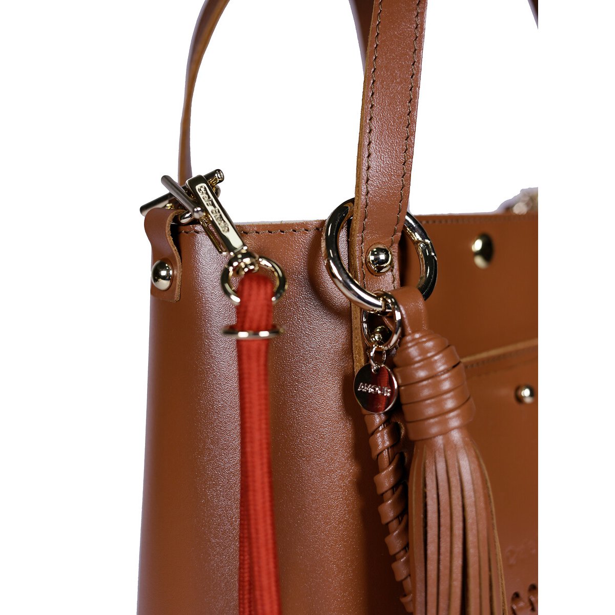 Sac cabas en cuir, GRAND AME camel, CRAIE STUDIO