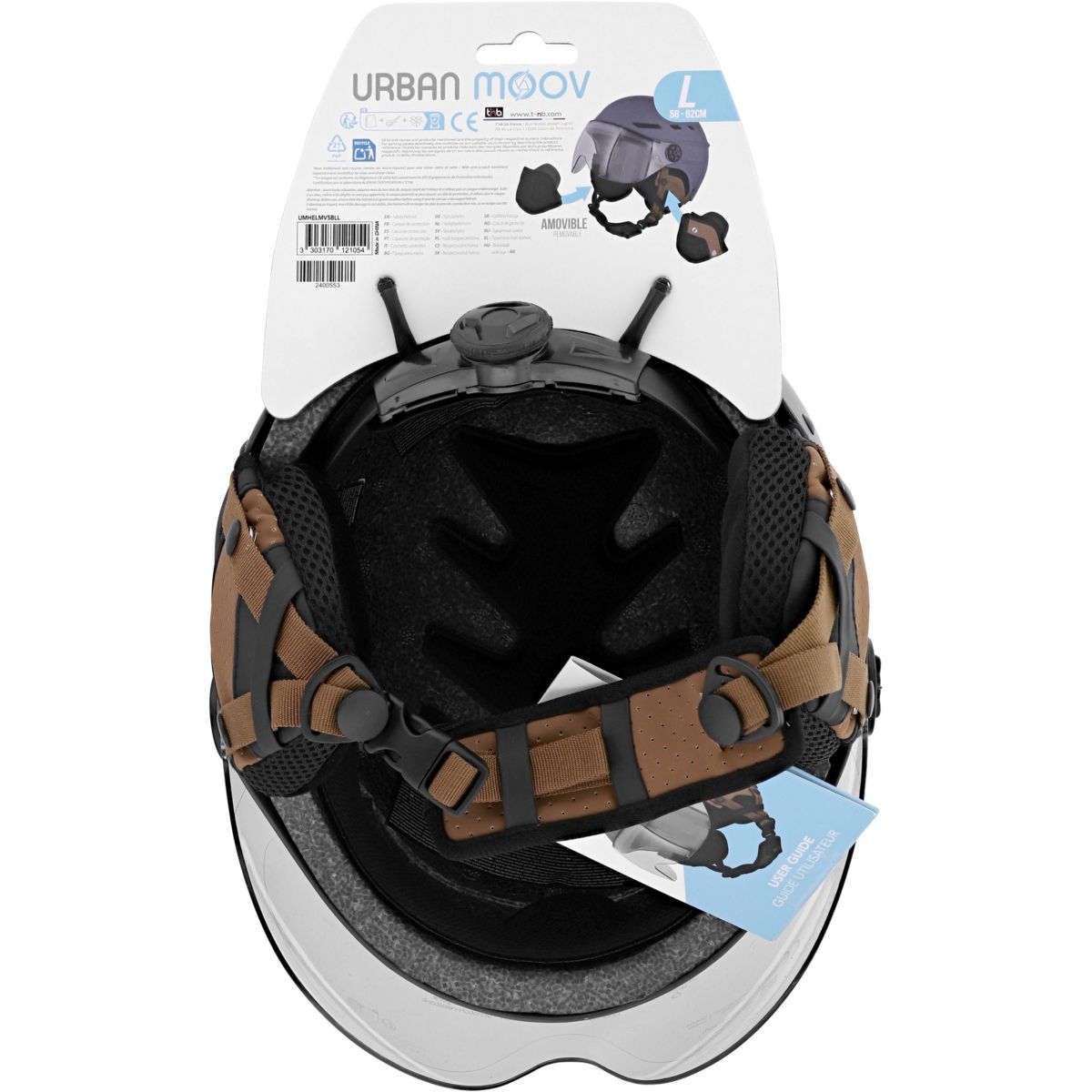 Casque Taille L - bleu marine rose, TNB