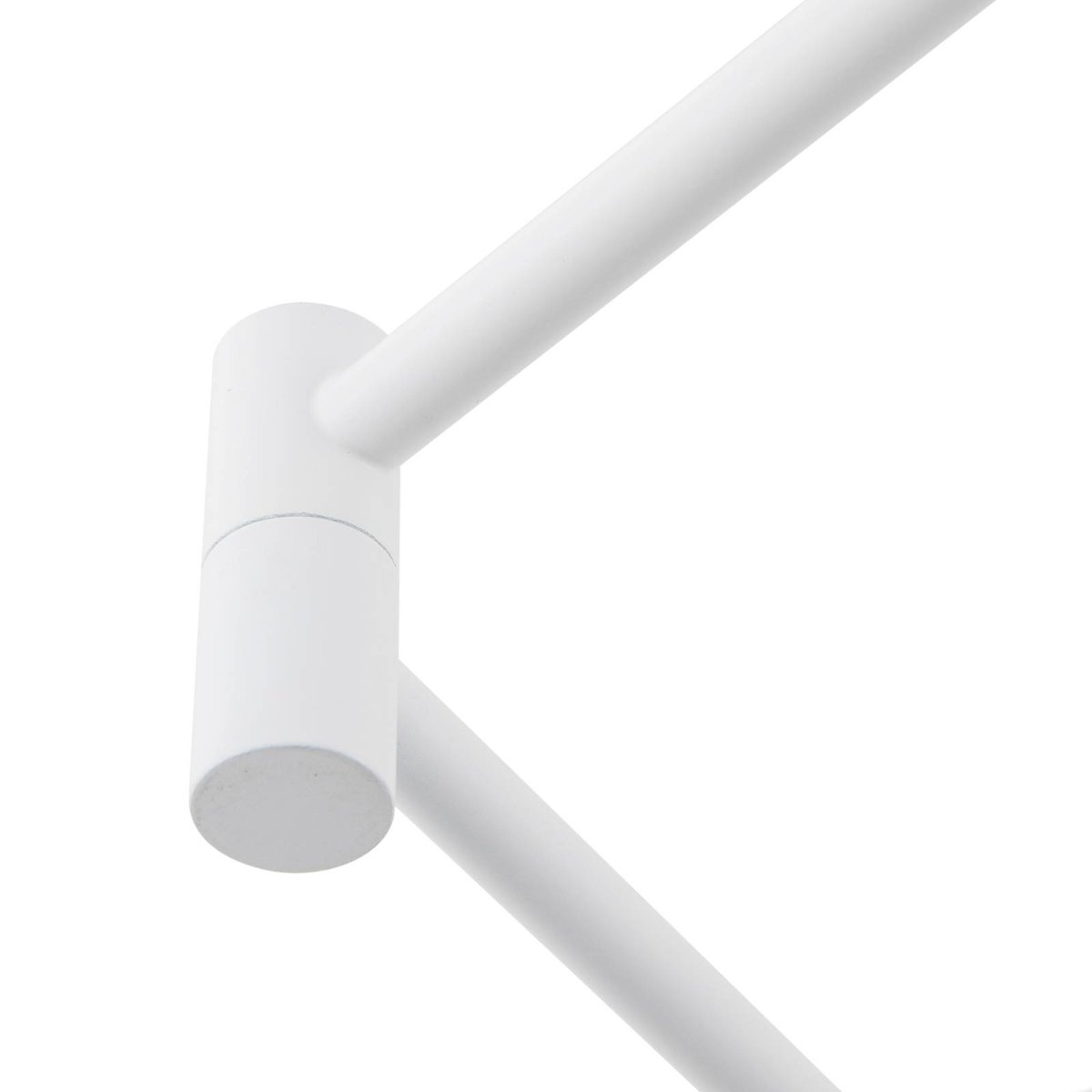 Lampe à poser en métal moderne, Jyla blanc mat, LINDBY