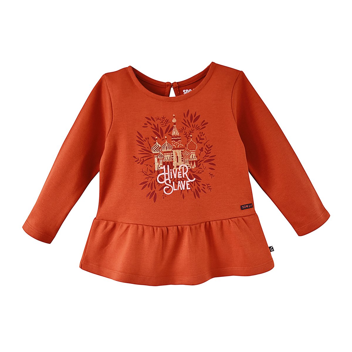T-shirt hiver slave dakota rouge, SUCRE D'ORGE