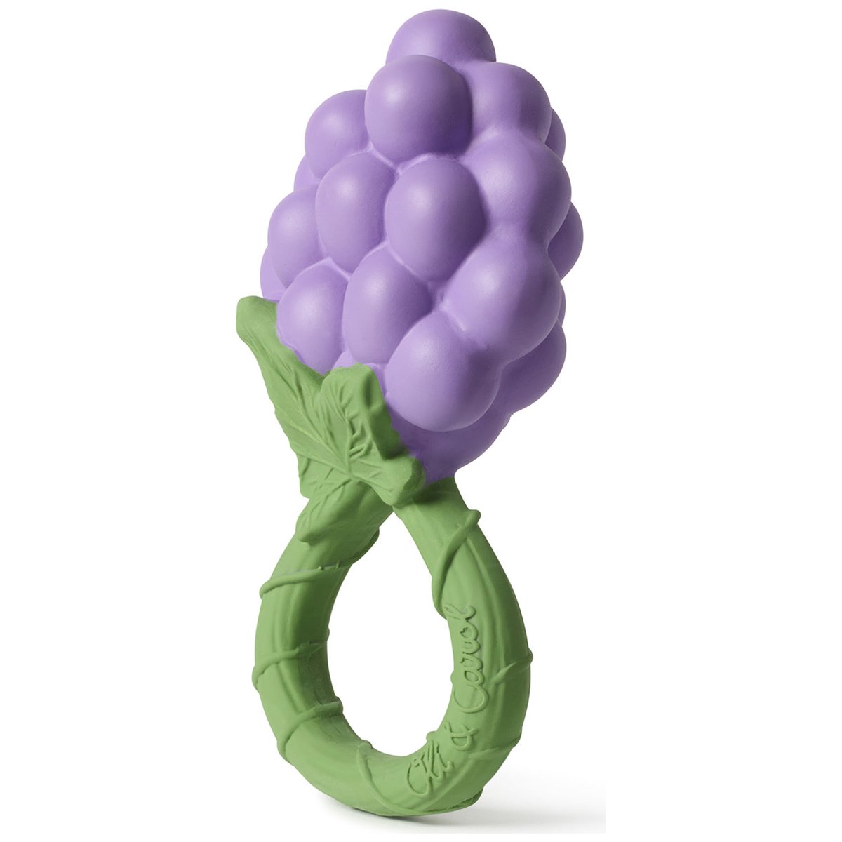 Hochet anneau de dentition 2 en 3 violet, OLI & CAROL