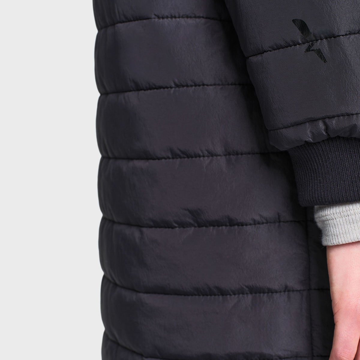 Manteau long réversible sherpa oversize noir, AIGLE