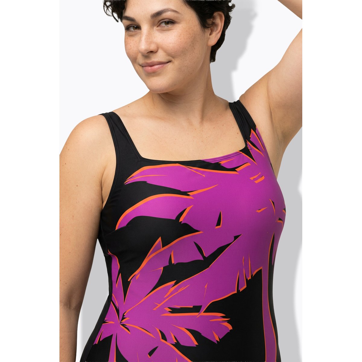 Maillot de bain avec bonnets souples noir, ULLA POPKEN